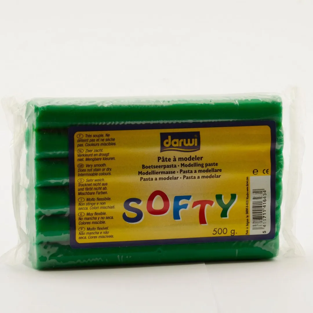 Creativ Company Softy Boetseerklei 500g - Groen