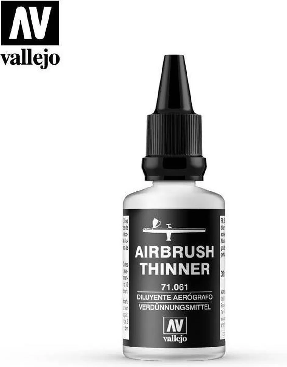 Vallejo Hobbyverf Airbrush Thinner 32ml - Multi