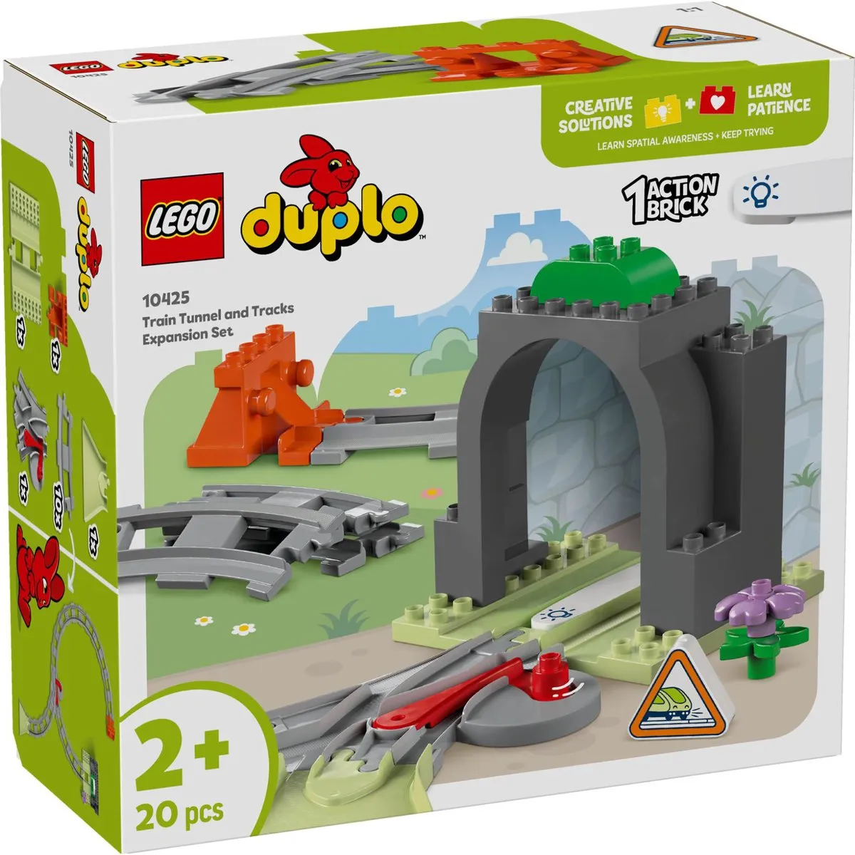 LEGO DUPLO Stad Treintunnel en Rails 10425 - 20 Stukken - Meerkleurig