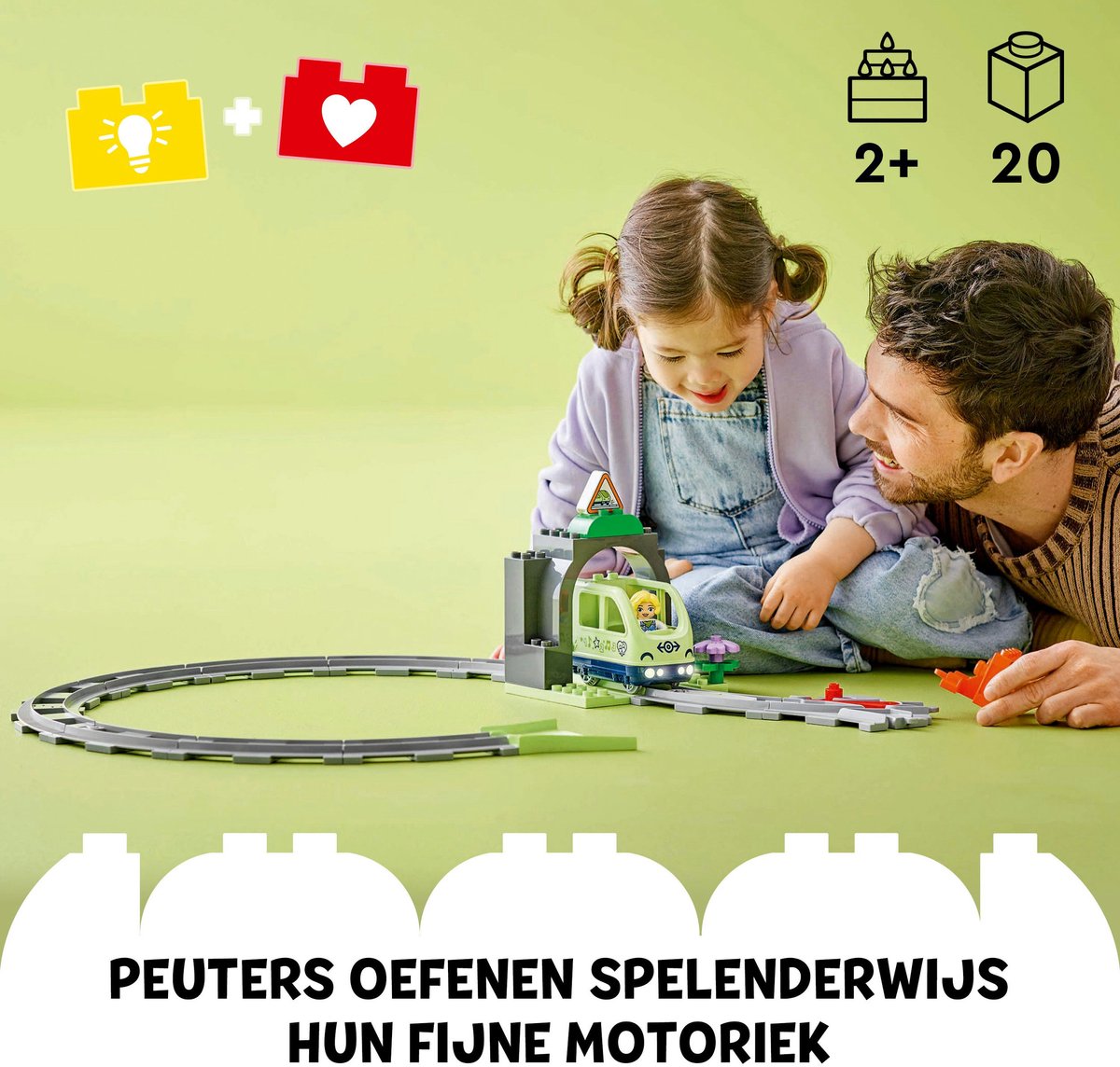 LEGO DUPLO - Stad Treintunnel en rails uitbreidingsset - 10425