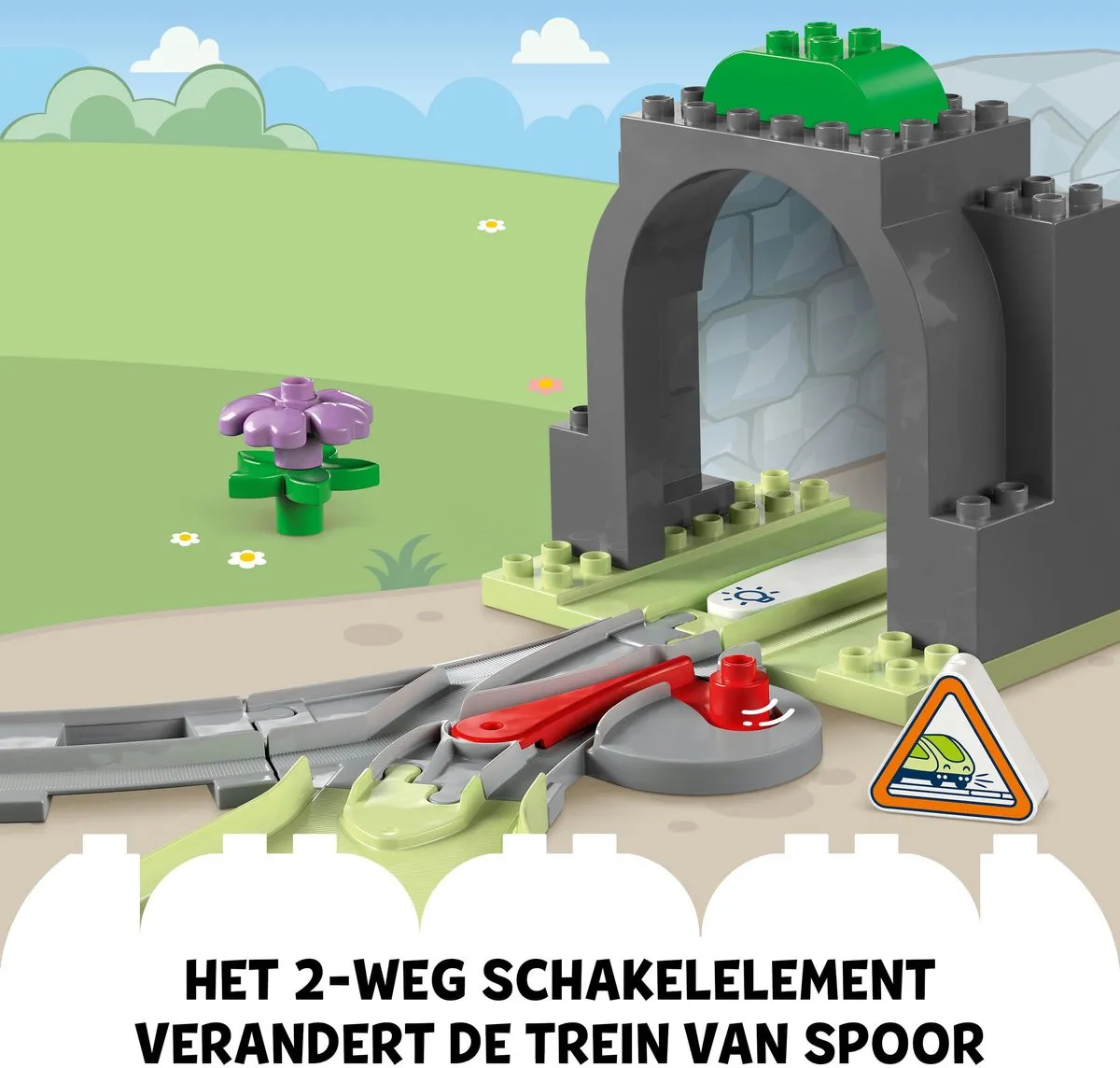 LEGO DUPLO Stad Treintunnel en Rails 10425 - 20 Stukken - Meerkleurig