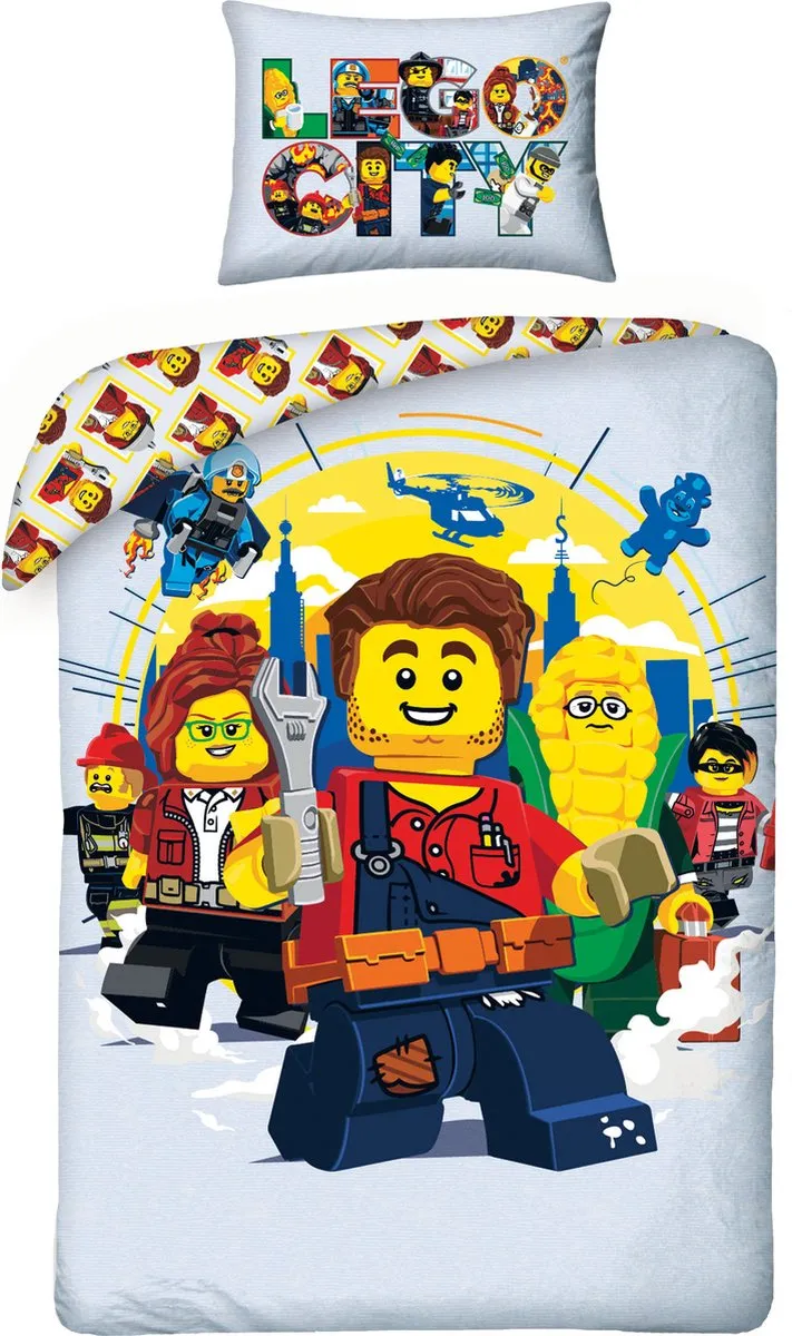 LEGO City Dekbedovertrek 140x200cm