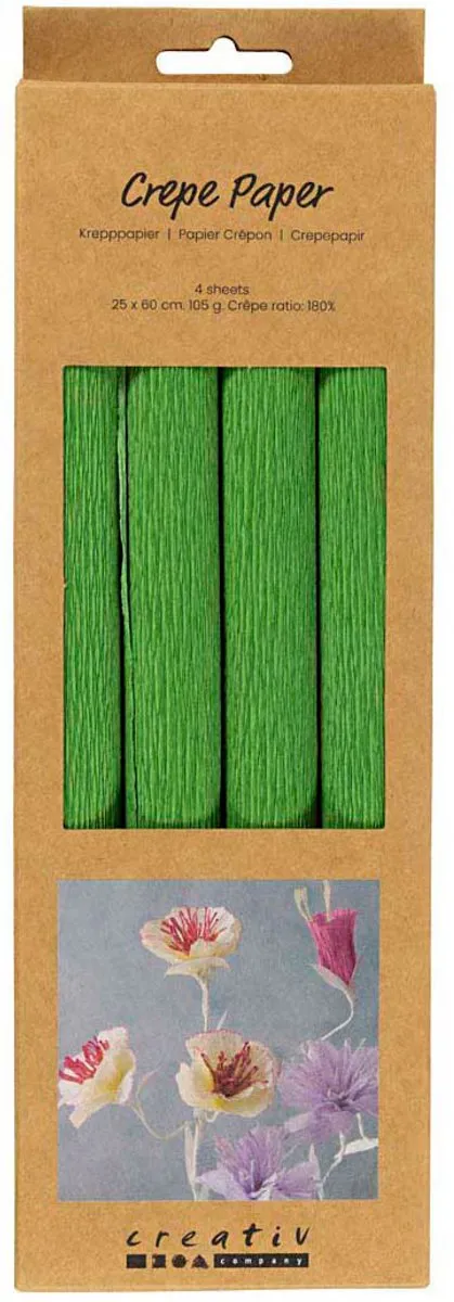 Creativ Company Crêpepapier Groen - A4
