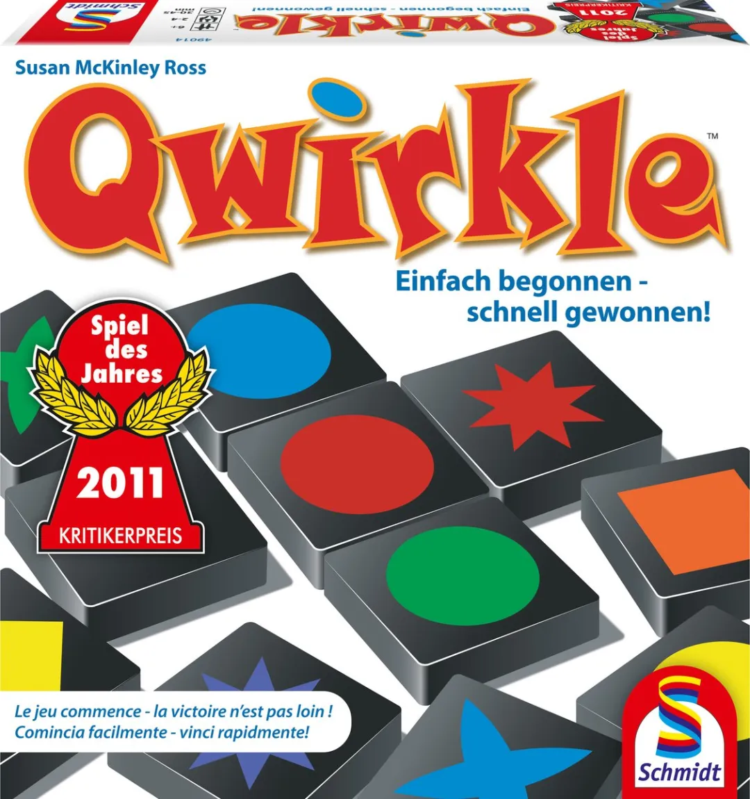 Qwirkle, Einfach begonnen - schnell gewonnen! - Duitse uitgave