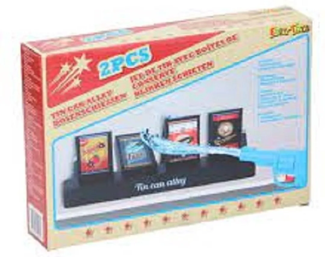 Eddy Toys Schietspel Blikken Schieten 2-delig - Multicolor