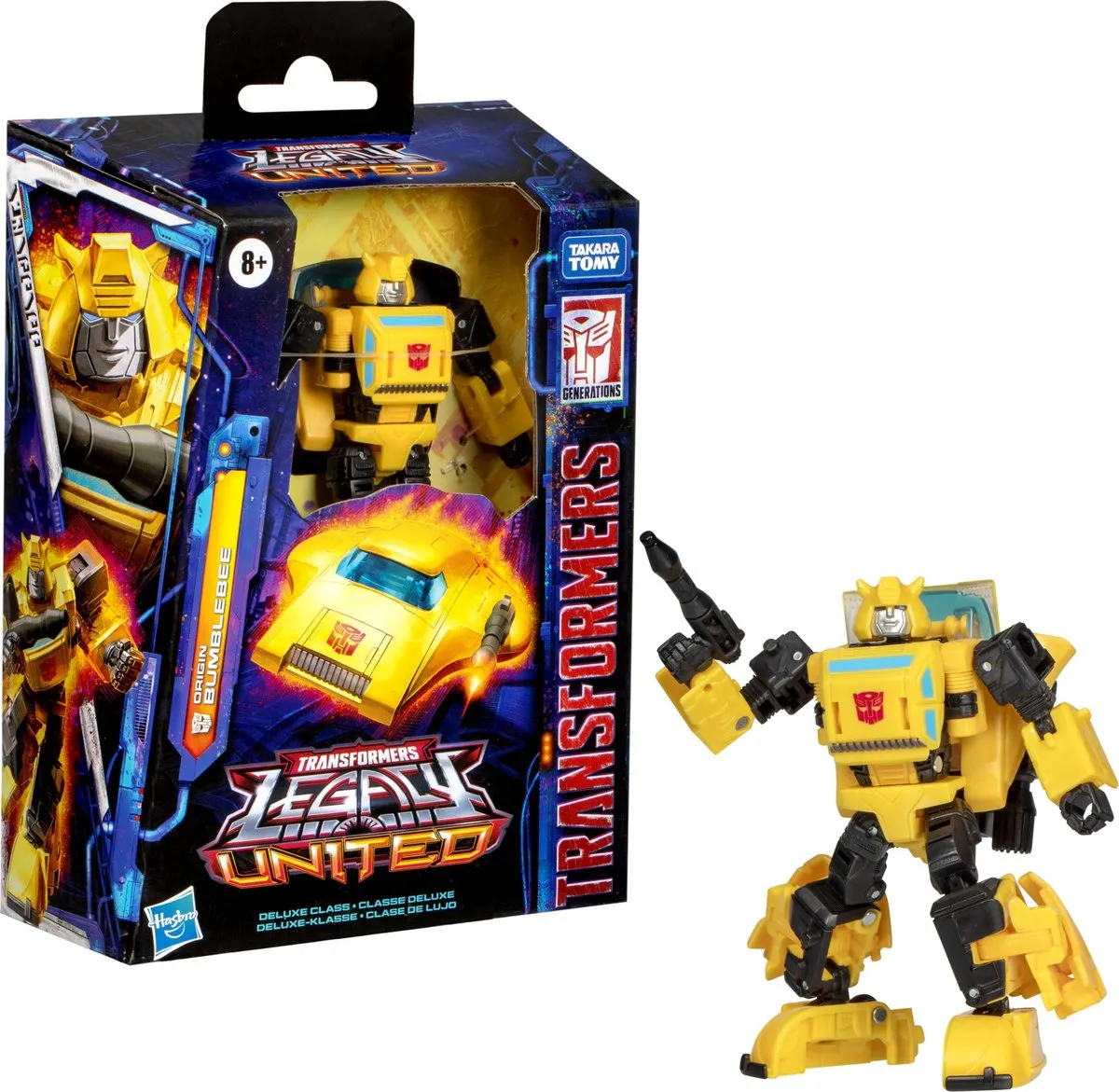 Hasbro Transformers Legacy United Bumblebee Action Figuur 14cm