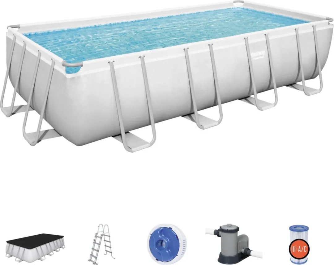 Bestway Power Steel 56465 Opzetzwembad - 549x274x122cm - 14.812L - afbeelding 6 van 6