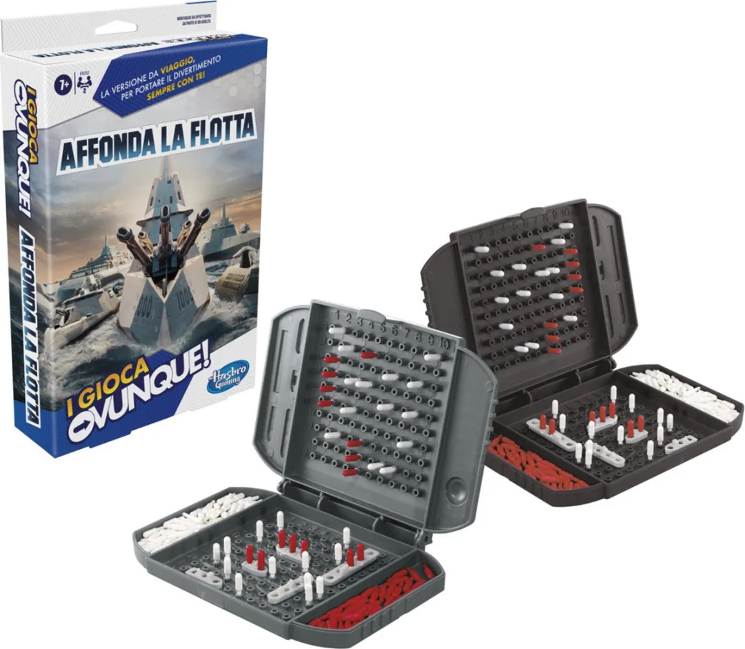 Hasbro Gaming Battleship Grab & Go Bordspel - 2 Spelers