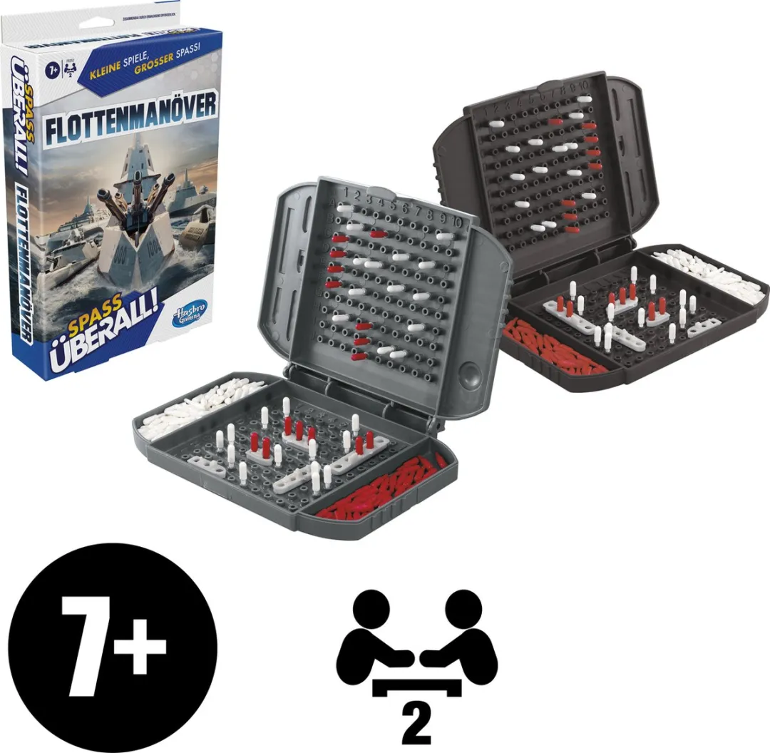 Hasbro Gaming Battleship Grab & Go Bordspel - 2 Spelers