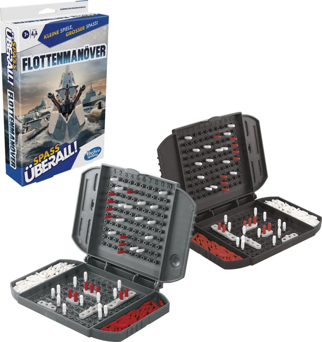 Hasbro Gaming Battleship Grab & Go Bordspel - 2 Spelers