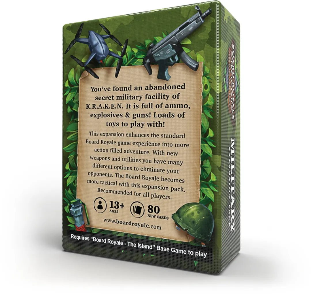 Arvis Games Board Royale The Island Military Expansion ARV-1010