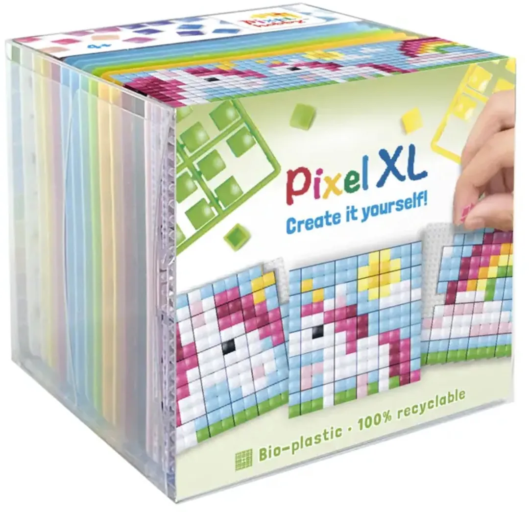 PixelHobby Pixel XL Kubusset Eenhoorn - 3 patronen
