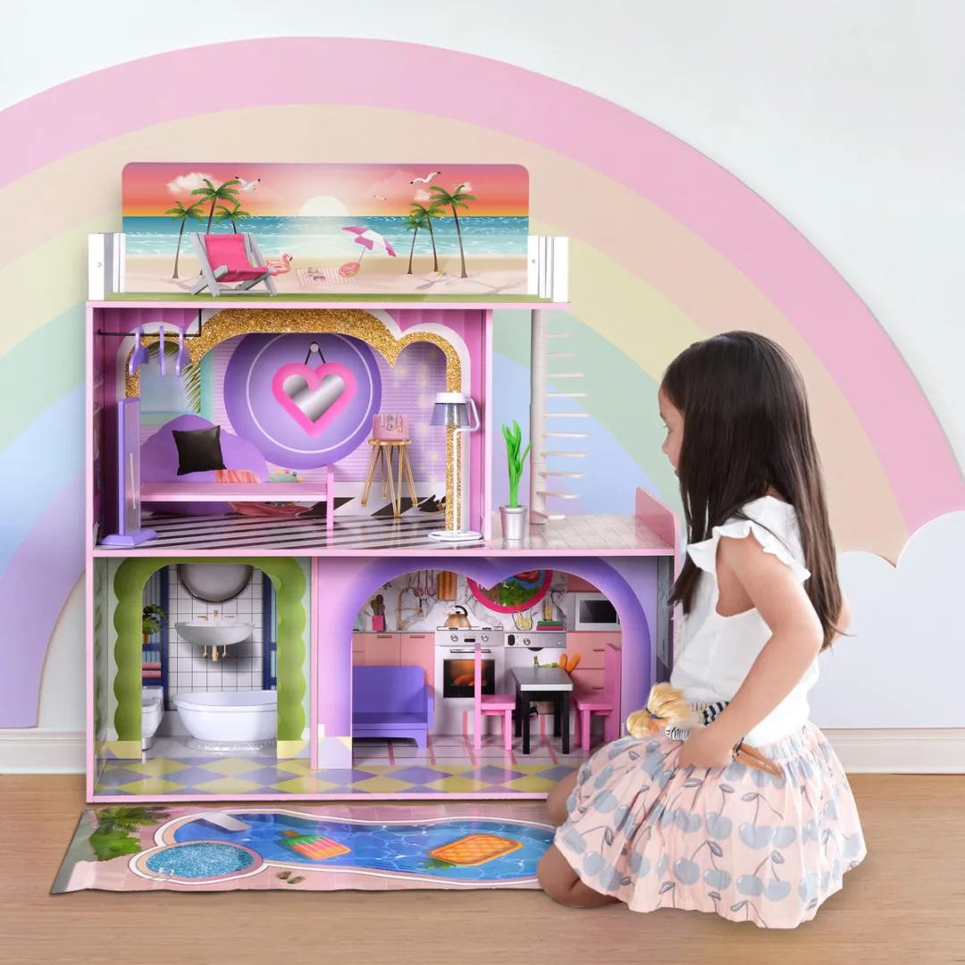 Teamson Kids Poppenhuis Accessoires - 16 Stuks - Meerkleurig