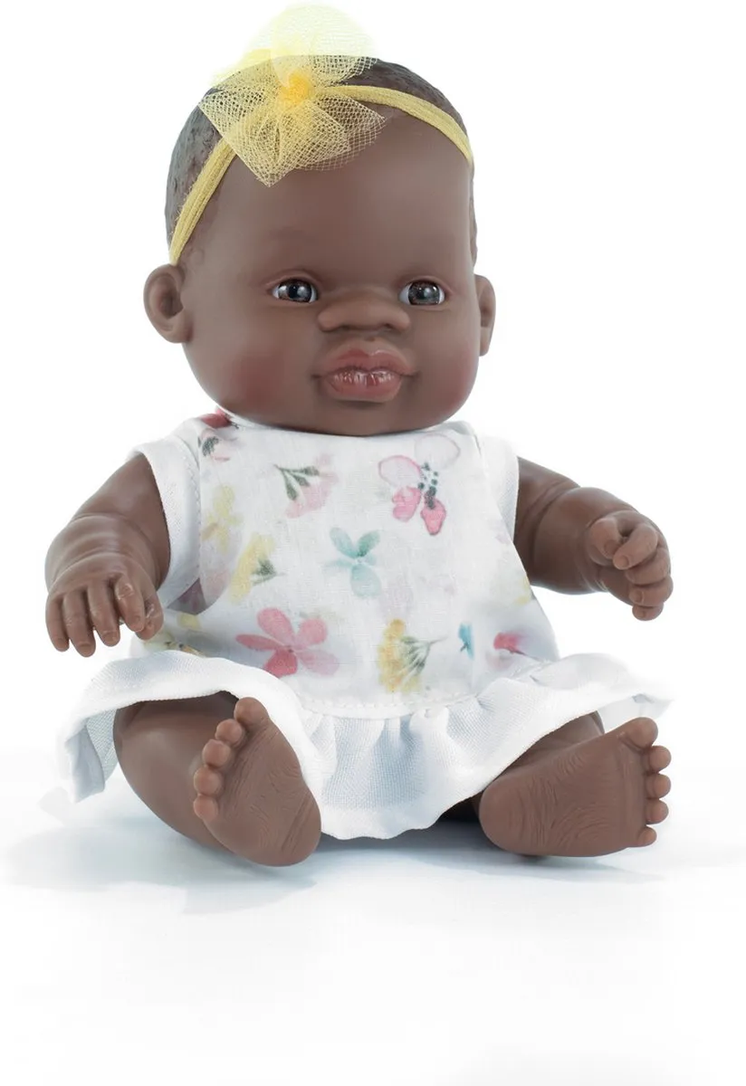 Miniland Babypop Afrikaans Meisje 21cm - 8413082330033 - afbeelding 6 van 6