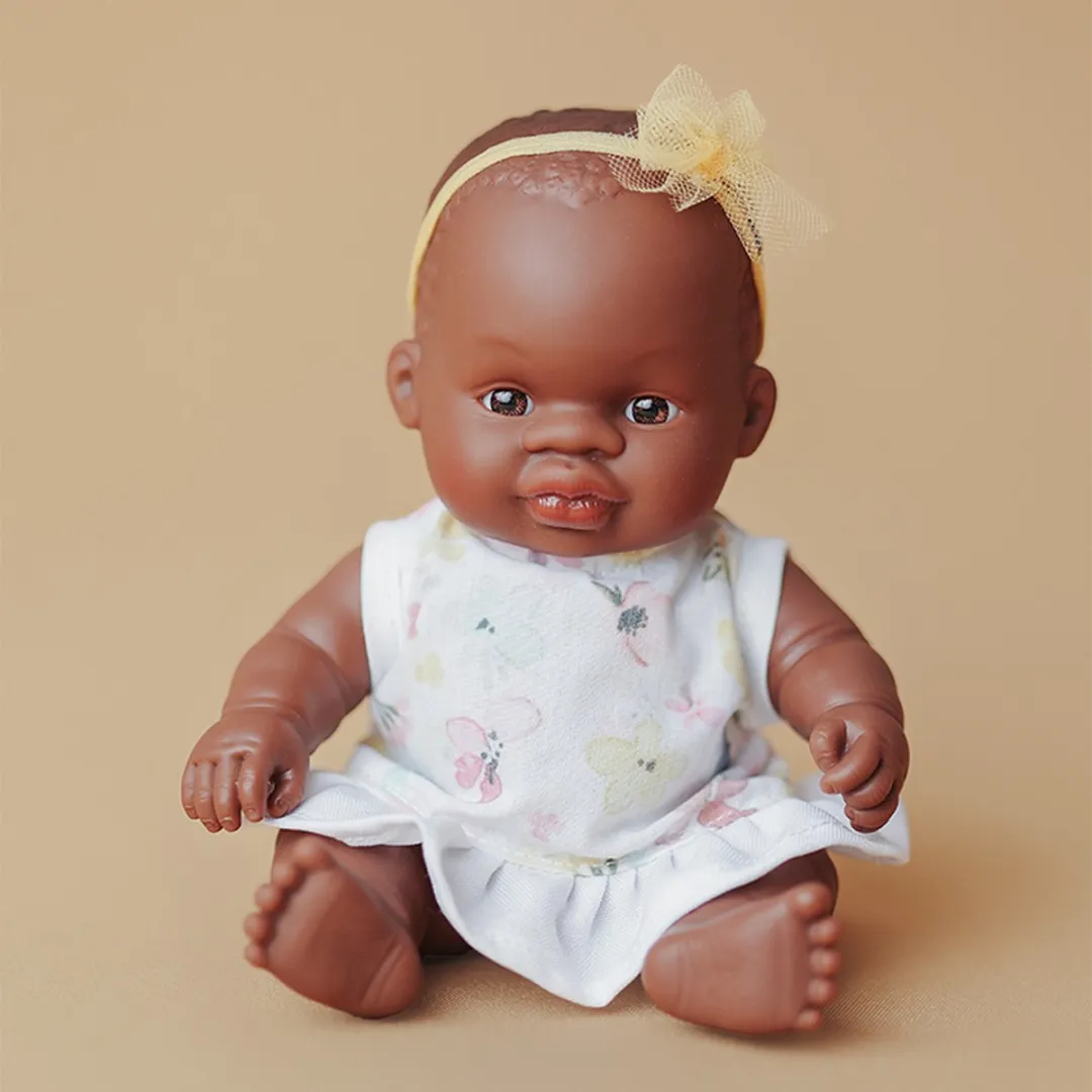 Miniland Babypop Afrikaans Meisje 21cm - 8413082330033
