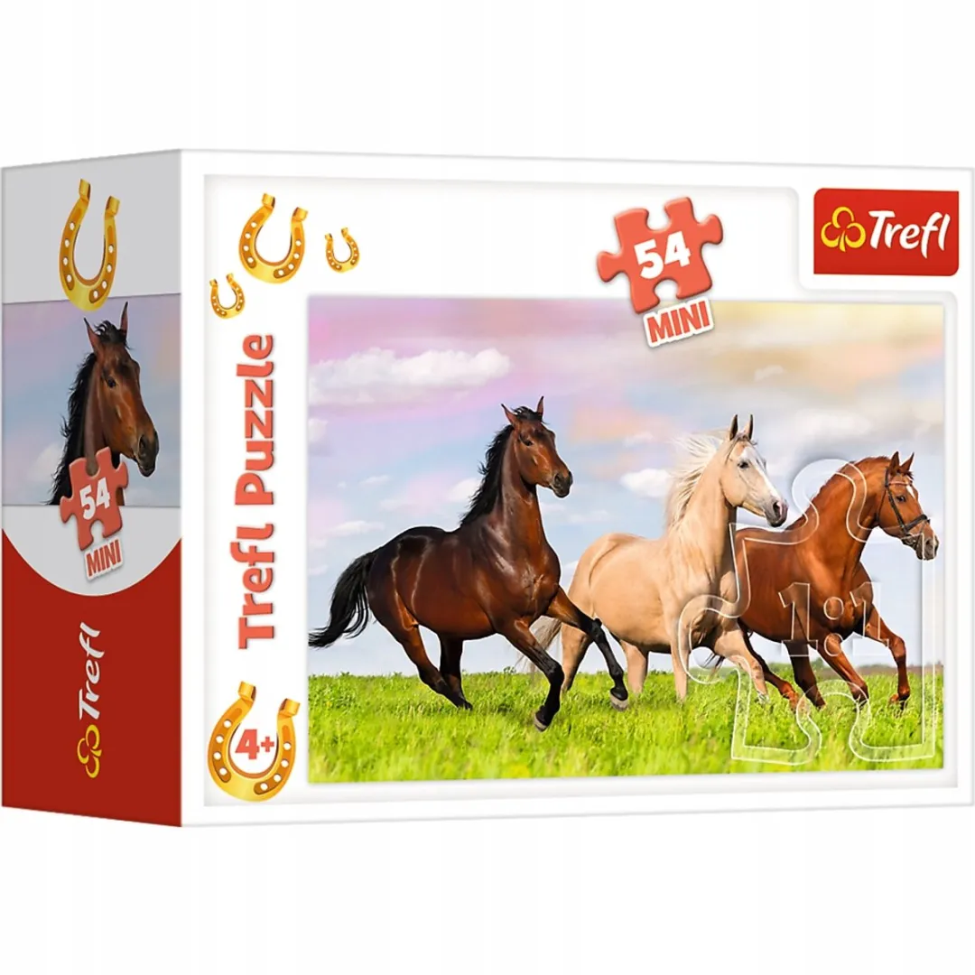 Trefl Mini Puzzel Paarden Wereld 54 Stuks