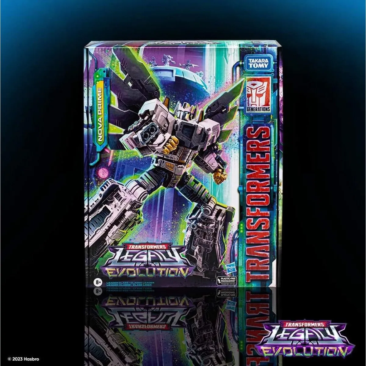 Hasbro Transformers Legacy Nova Prime Action Figuur - 18cm - Multi - afbeelding 6 van 6