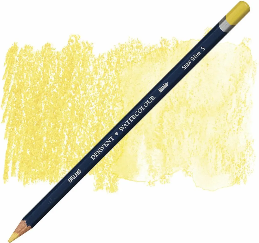 Derwent Watercolor Potlood Straw Yellow