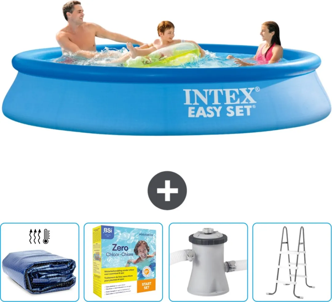 Intex Easy Set Zwembad 305x61cm - Blauw - 3077L