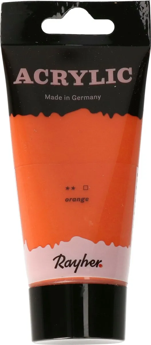 Rayher hobby Acrylverf Oranje 75ml
