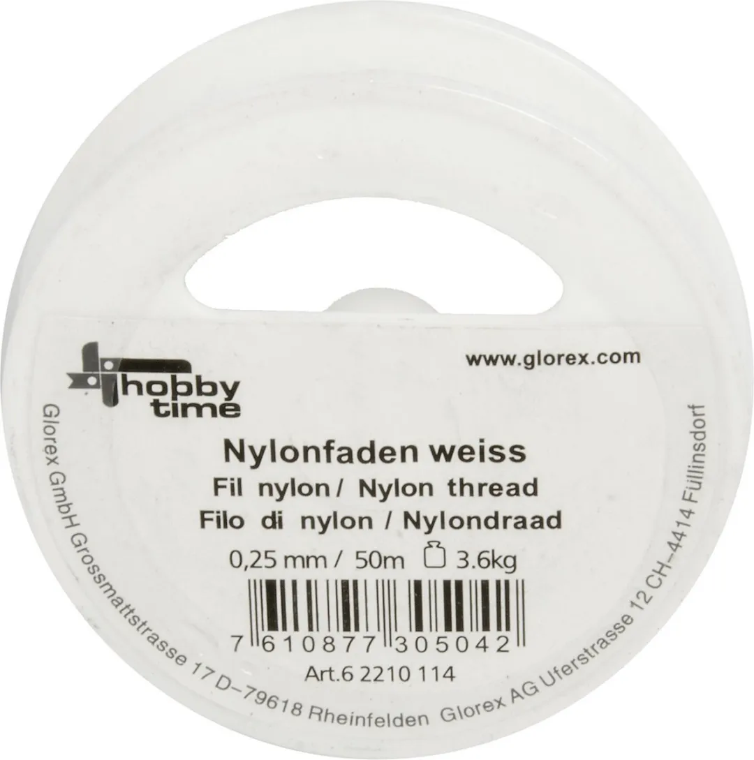 Glorex Hobby Nylon Draad 0.25mm