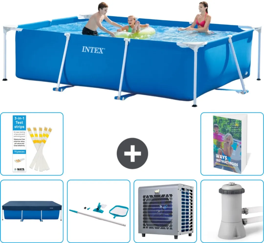 Intex Frame Zwembad 300x200x75cm Blauw