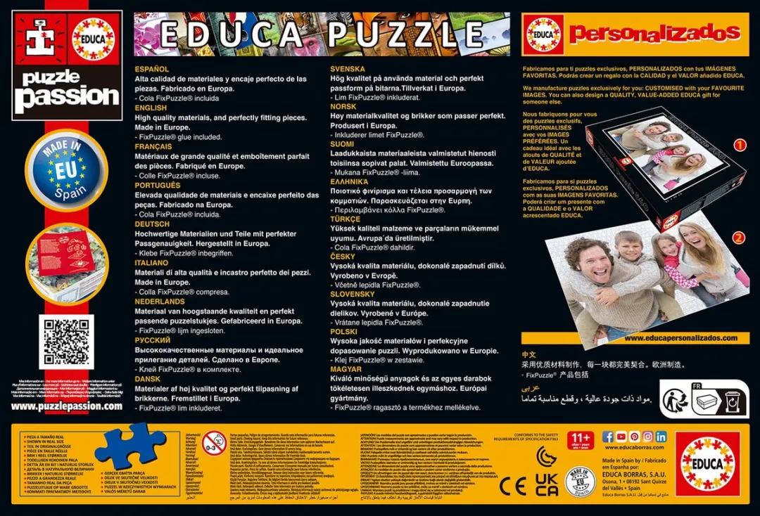 Educa Inside Out 2 Disney Puzzel - 2x500 Stuks Multicolor