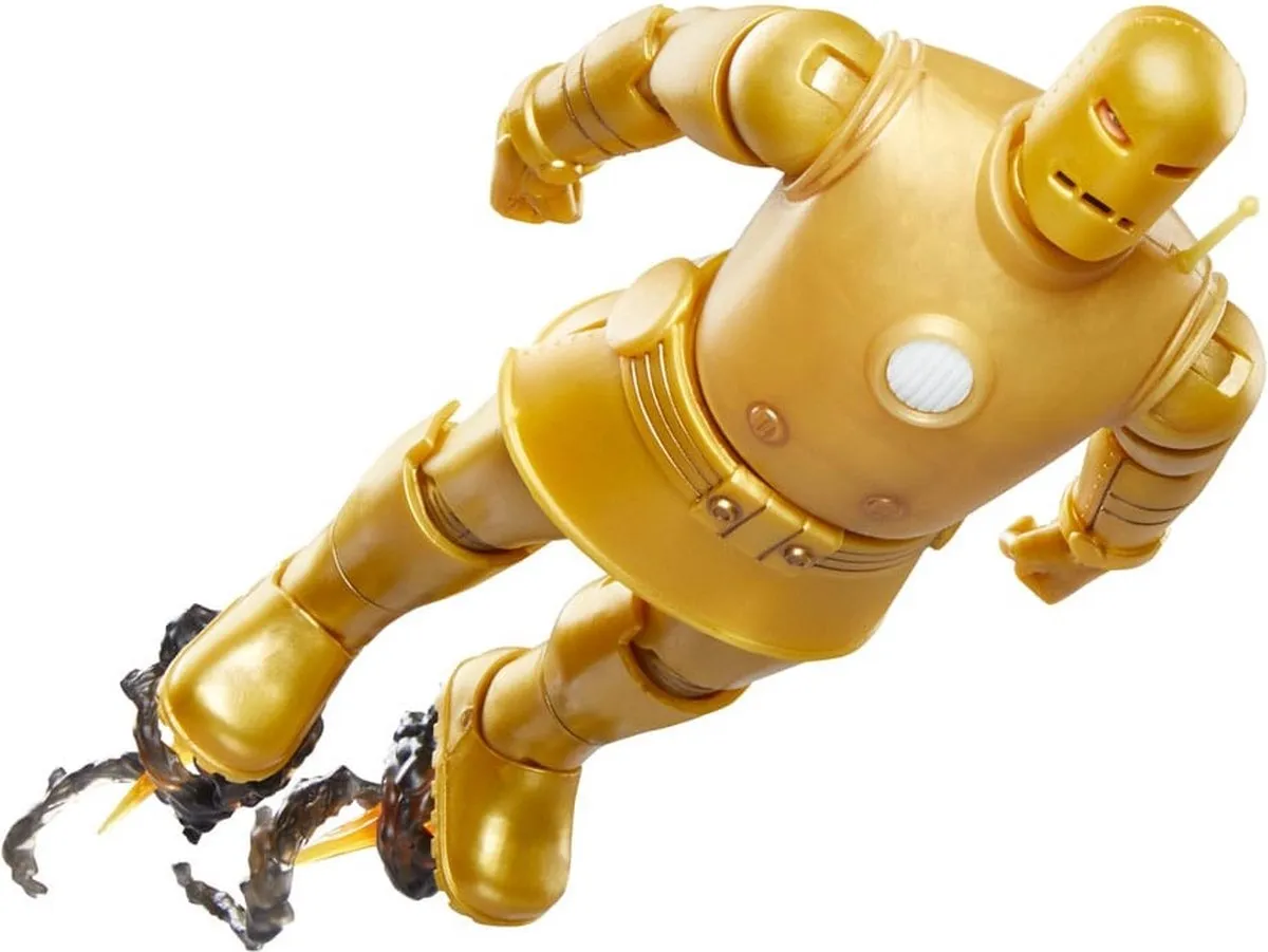 Hasbro Marvel Legends Iron Man Action Figure 01-Gold - 15cm - Multi