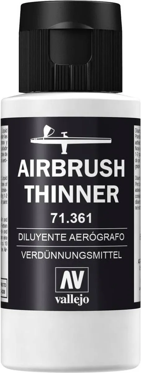 Vallejo Hobbyverf Airbrush Thinner 60ml - Multi