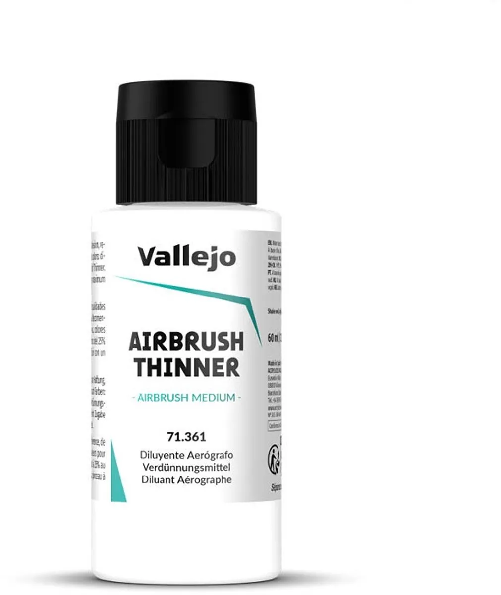 Vallejo Hobbyverf Airbrush Thinner 60ml - Multi