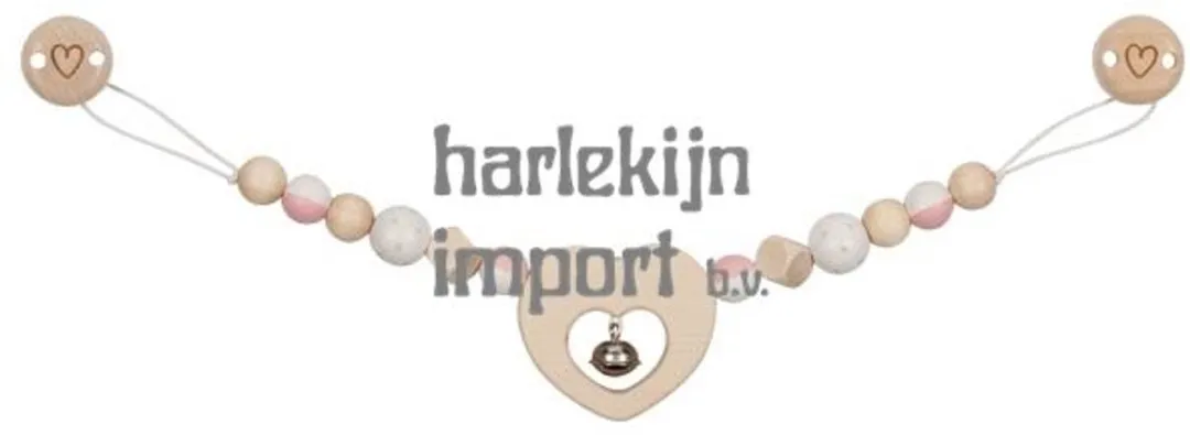 Goki Baby Kinderwagenspanner Hart 40cm - Meerkleurig
