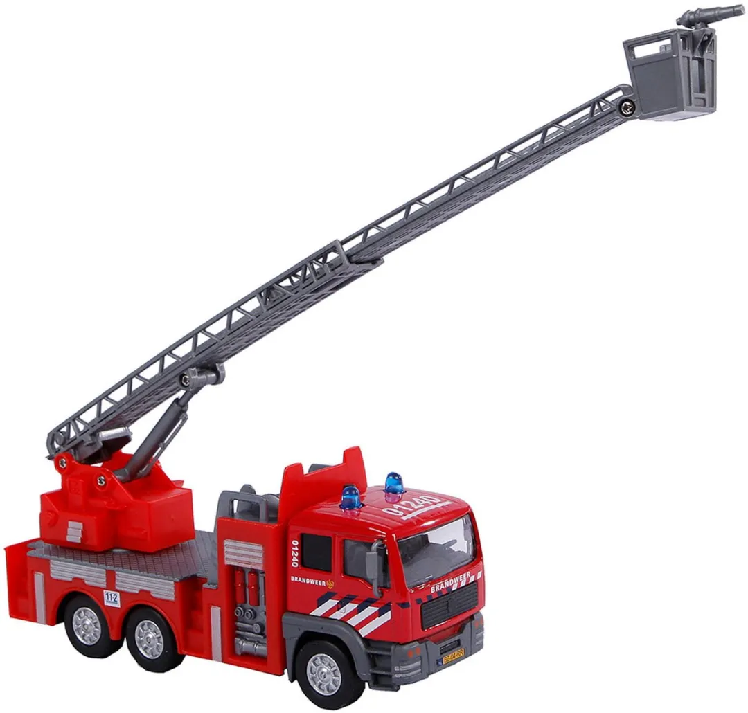 Kids Globe Die-cast Brandweer Ladderwagen NL 510125