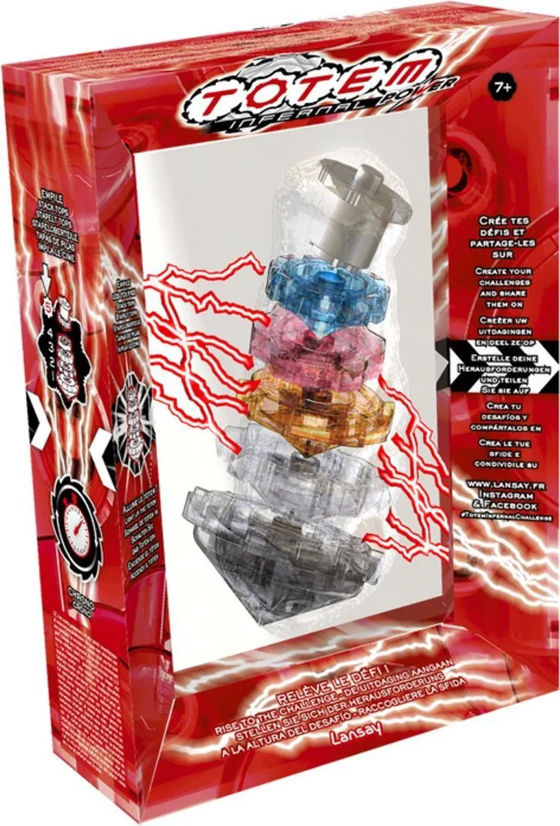 TM Toys Totem Infernal Power Arcade - TTM59865 - Zwart/Groen/Rood
