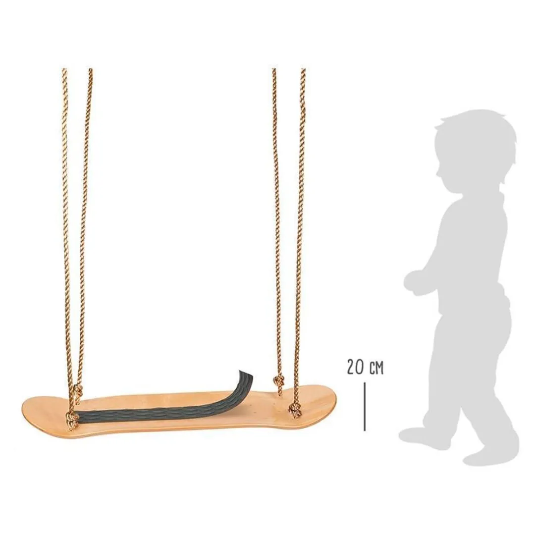 Small Foot Houten Skateboard Schommel - Naturel