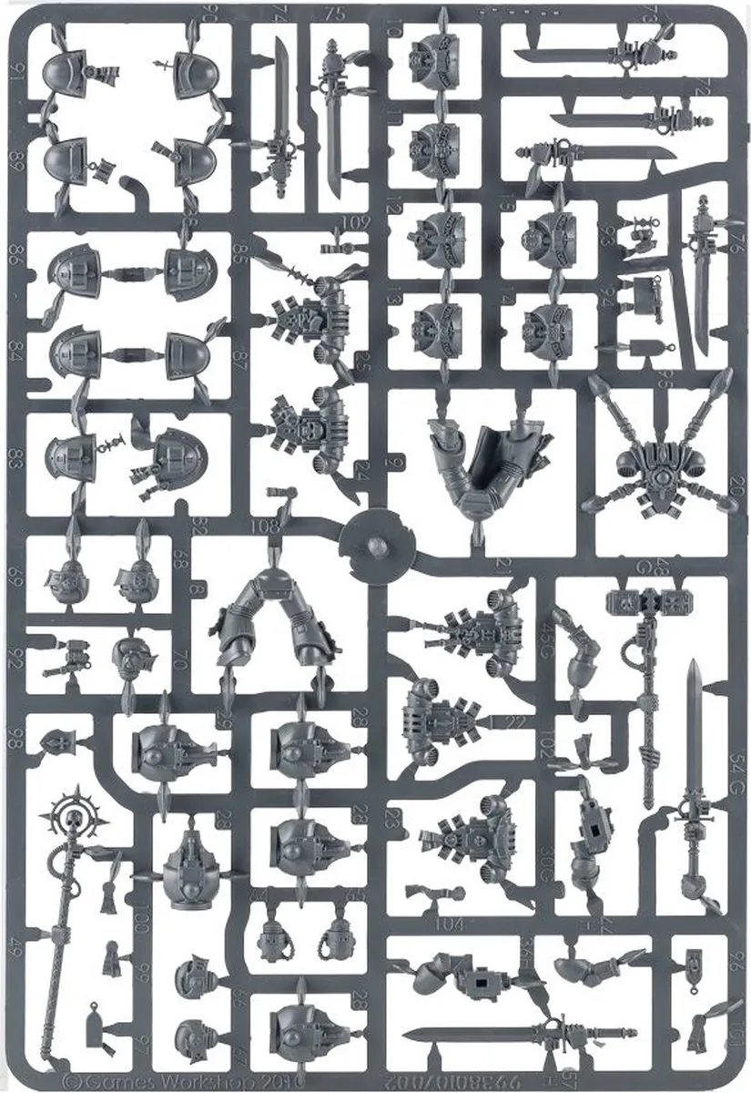 Games Workshop Warhammer 40.000 Grey Knights Strike Squad - 10 Onderdelen