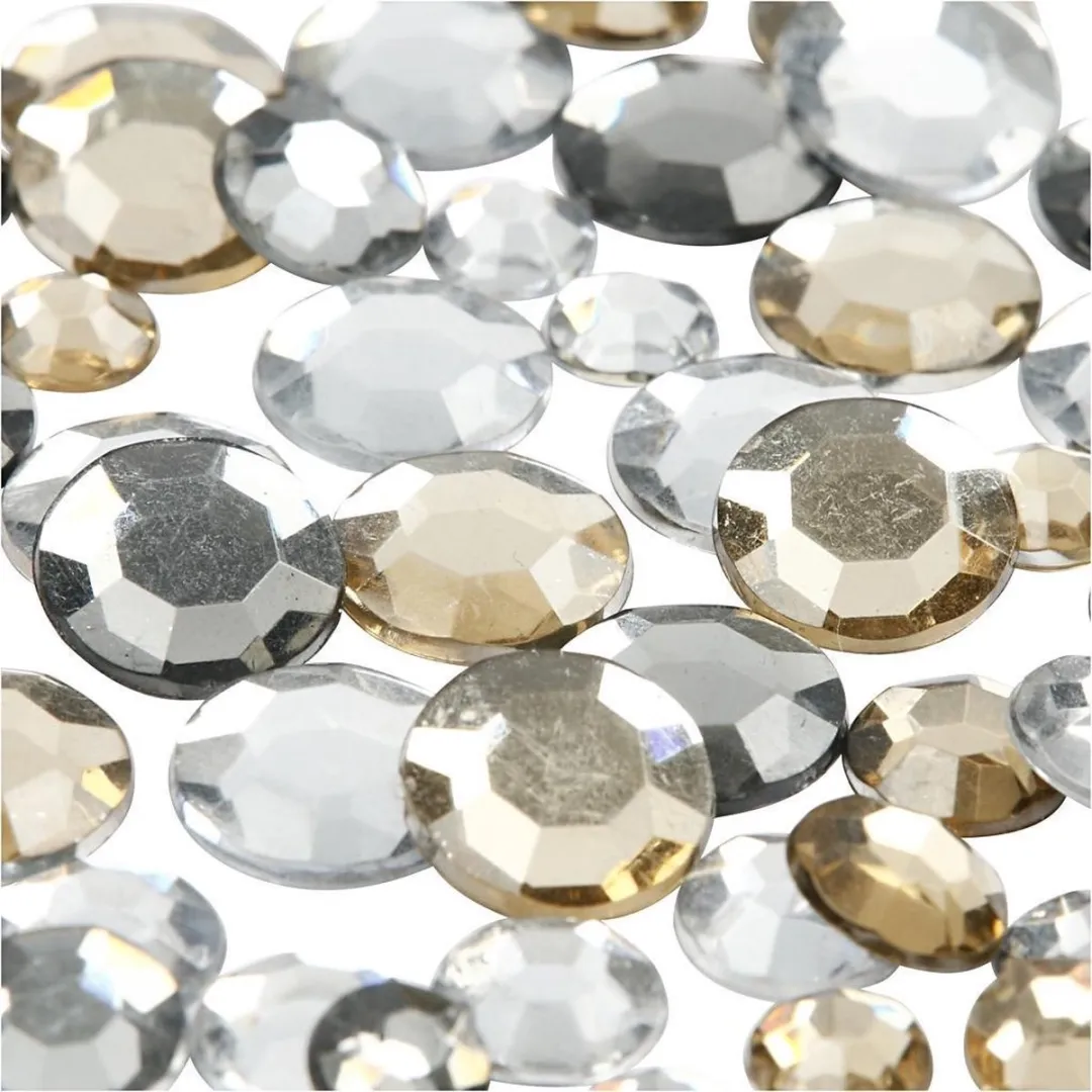Creativ Company Strasstenen Harmonie Zilver 360 Stuks