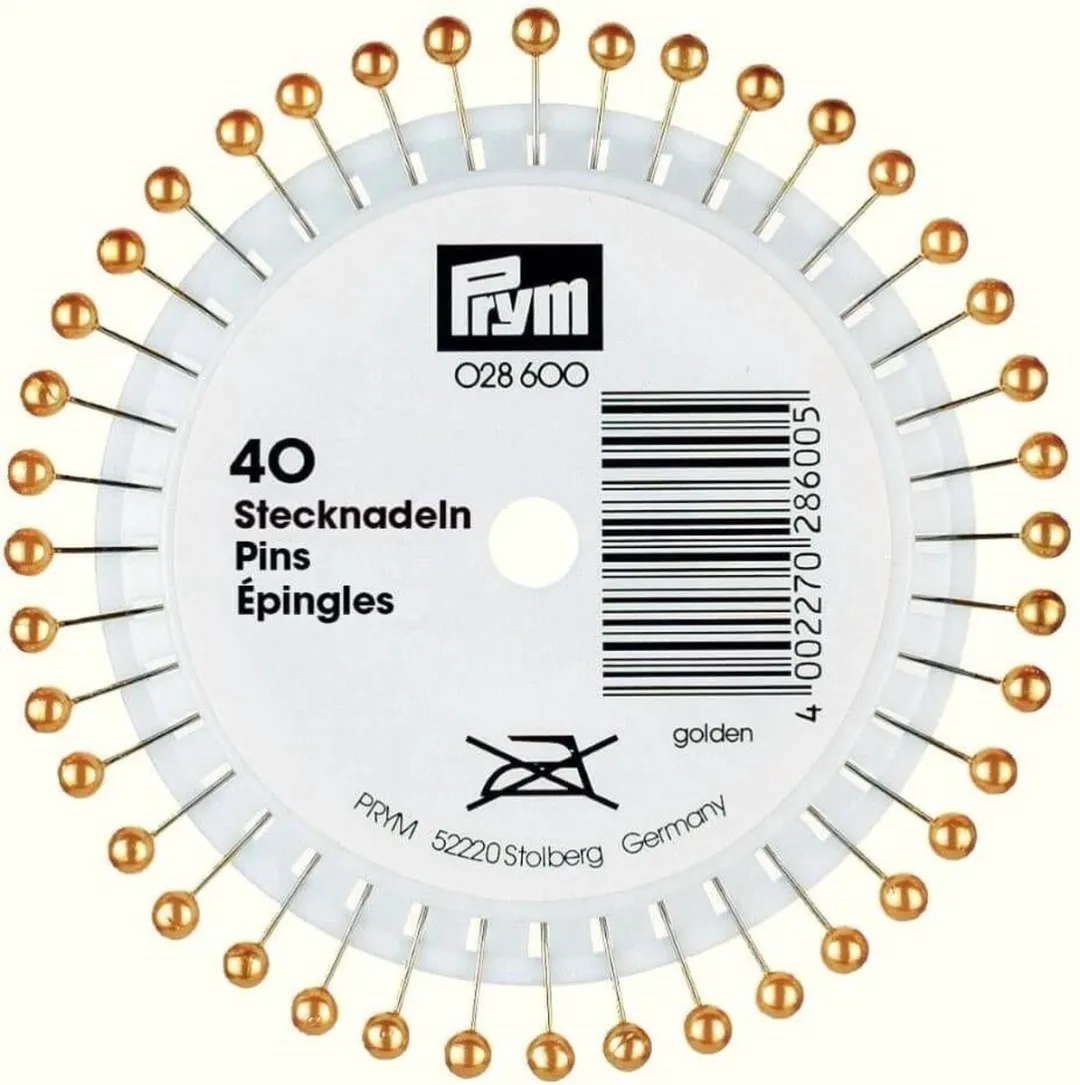 Prym Parelkopspelden Goud 0.58x40