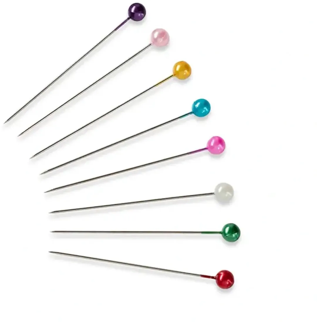 Prym Parelkopspelden 0,58 x 40mm - Staal gehard - 10g - Assorti kleuren