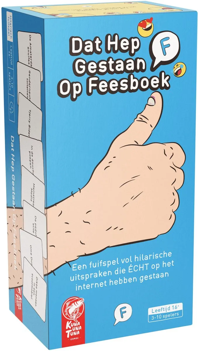Dat Hep Gestaan Op Feesboek - Basisspel - Nederlandstalig Partyspel