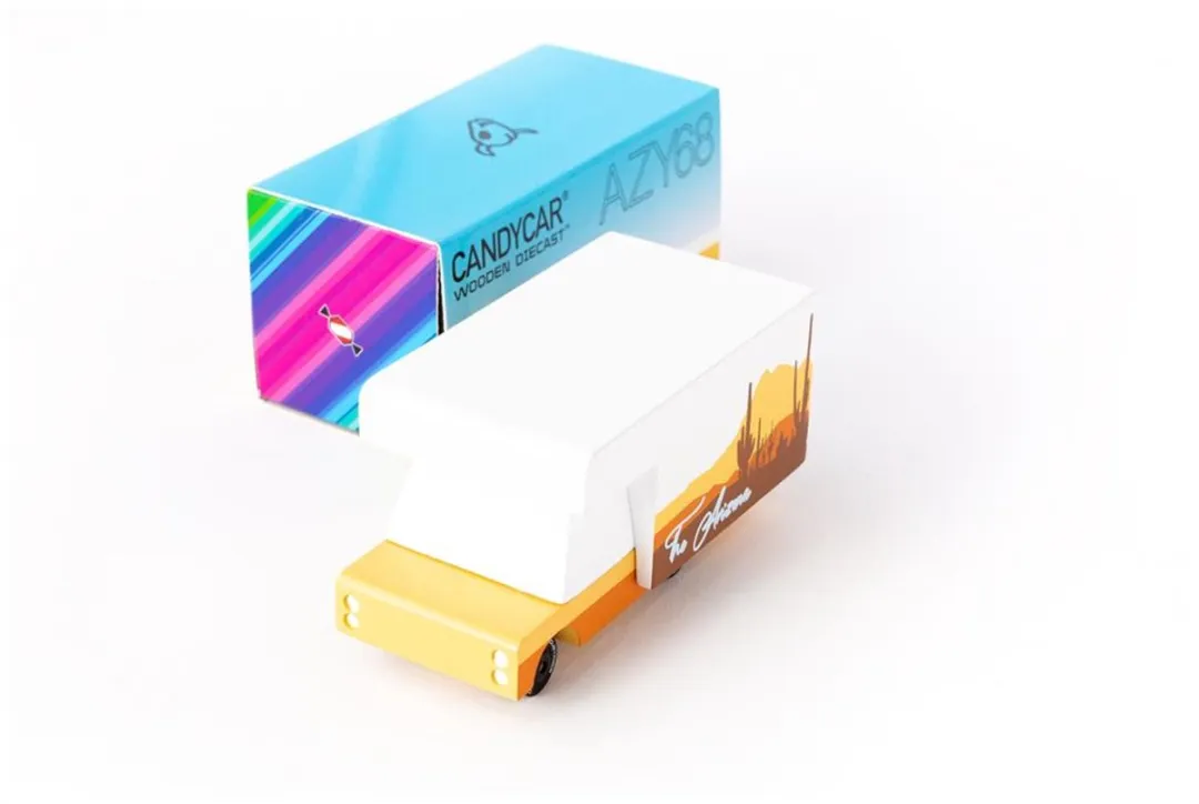 Candylab Toys Arizona RV AZY68 Houten Speelgoedauto - 10,2x4,8x5,1cm