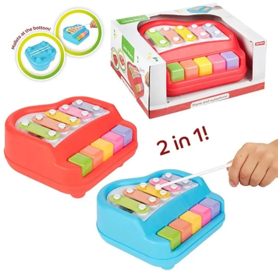 Toi-Toys Little Stars Baby Piano Xylofoon - Multi kleuren