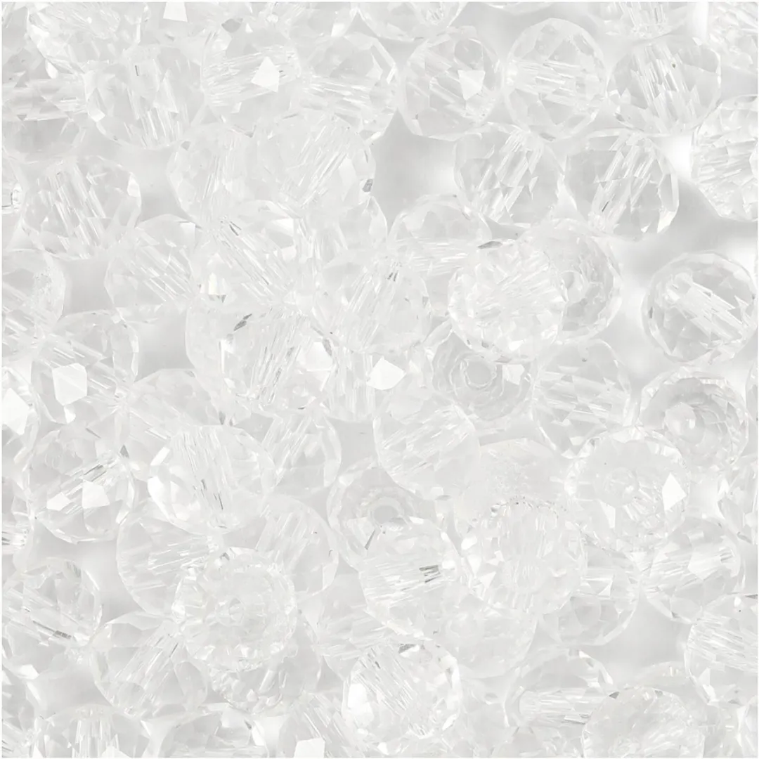 Creativ Company Glas Facet Kralen 5x6mm - 100 Stuks