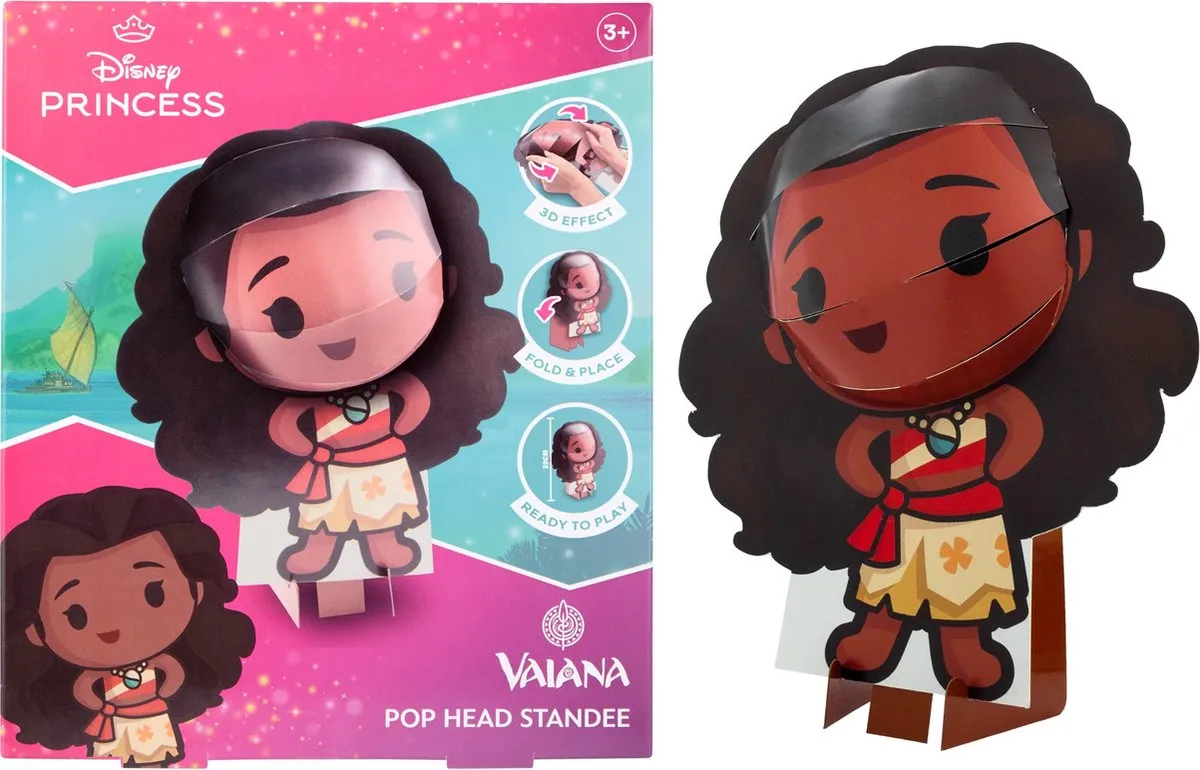 Disney Princess Vaiana 3D Pop Head Verzamelfiguur 20cm