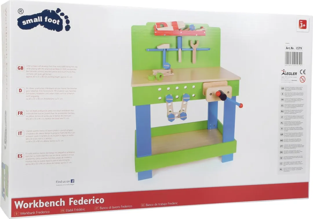 Small Foot Workbench Junior - Houten speelgoed - afbeelding 6 van 6