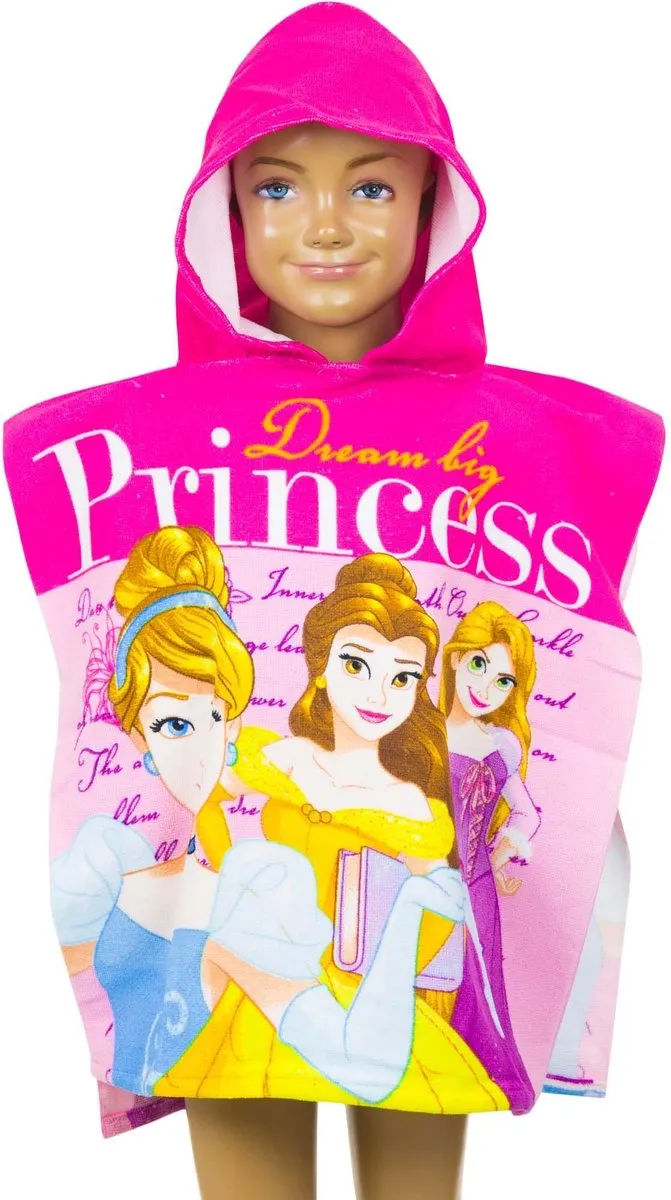 Disney Princess Poncho Roze