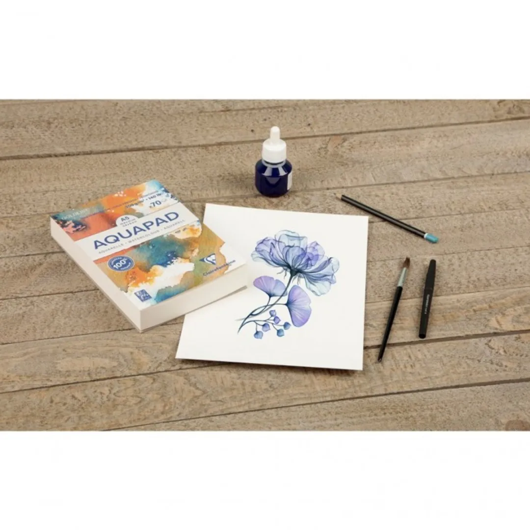 Clairefontaine Goldline Aquapad Aquarelpapier 50x65cm - 300g - 10 Vel