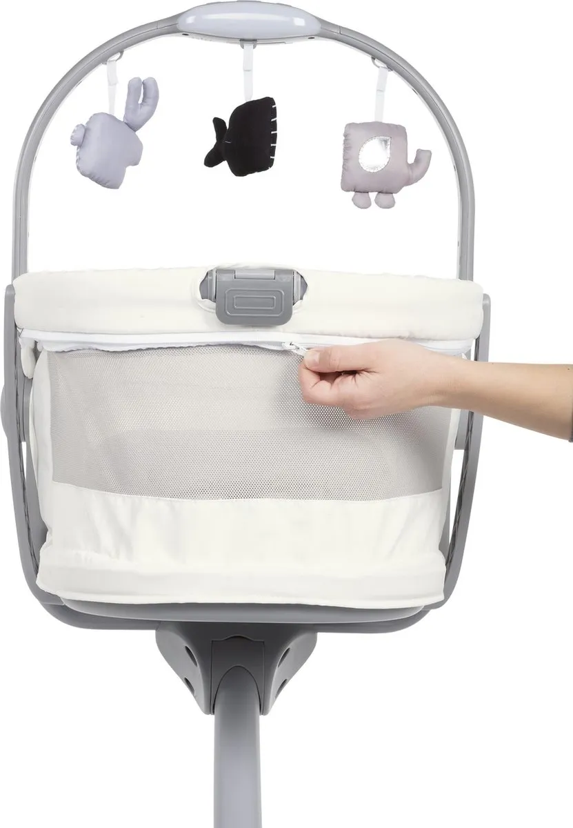 Chicco Baby Hug Air 4-in-1 Wieg/Kinderstoel Wit - afbeelding 6 van 6