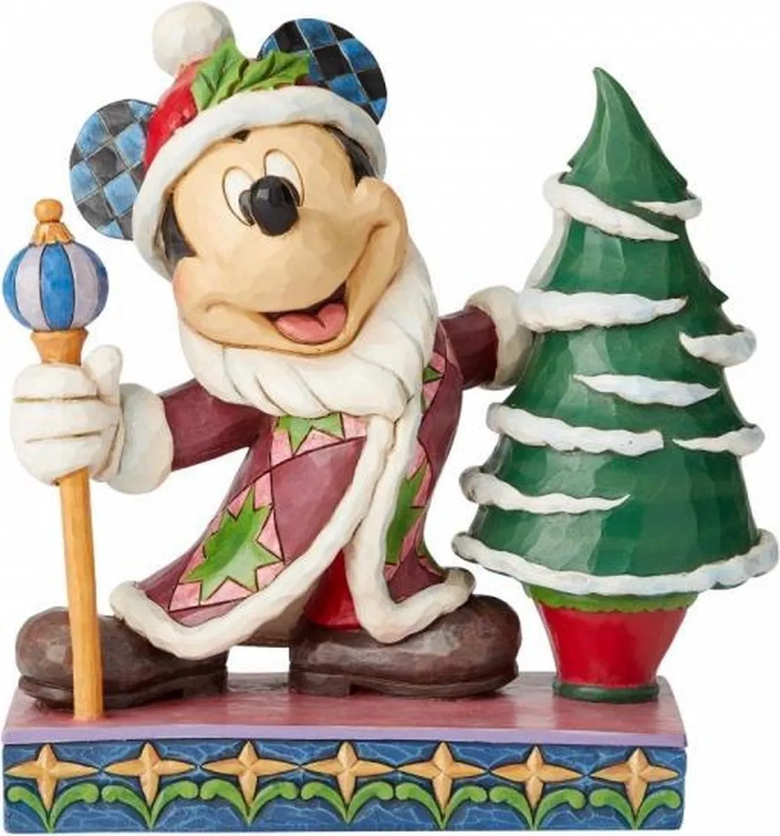 Disney Traditions Jolly ol St Mick Mickey Mouse Santa - 20cm - Multicolor - afbeelding 5 van 5