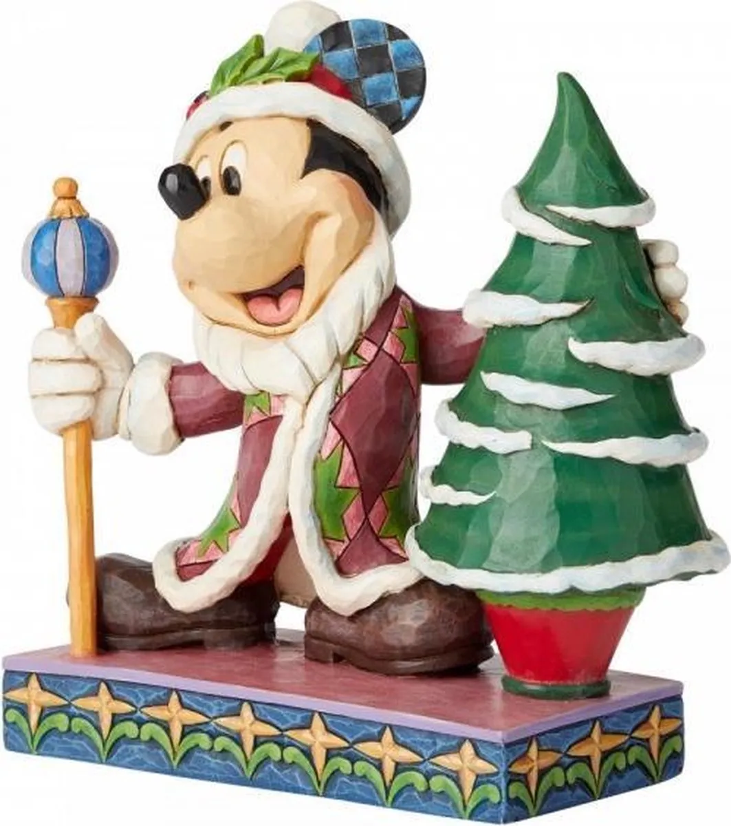 Disney Traditions Jolly ol St Mick Mickey Mouse Santa - 20cm - Multicolor - afbeelding 3 van 5