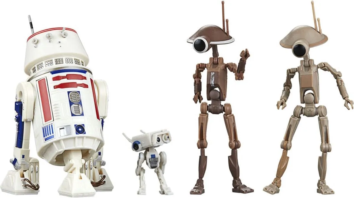 Hasbro Star Wars The Mandalorian Black Series 4-Pack R5-D4 BD-72 Pit Droids